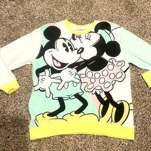Limited edition Mickey and Minnie sweatshirt